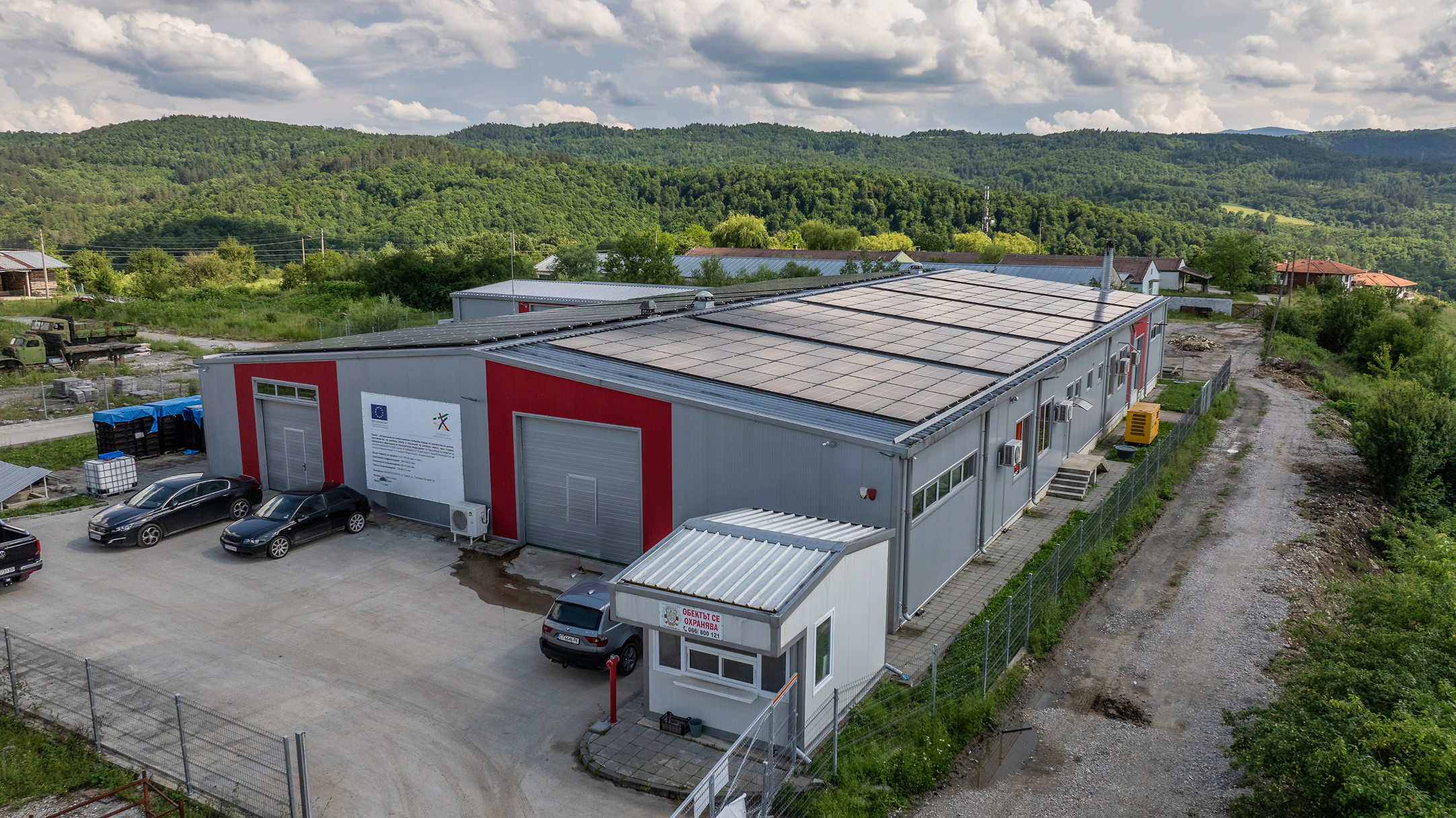 HALLEHAUS facility aerial view